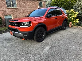 My new Auburn Sunset orange passport TrailSport elite blackout package